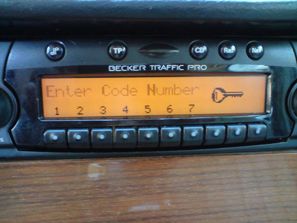 autoradio code Becker gratuit