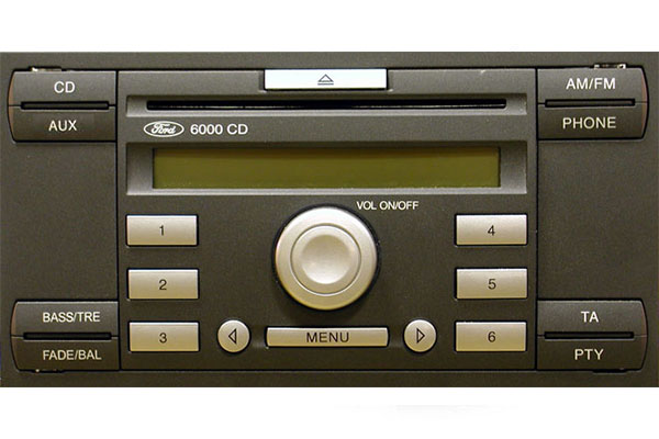 autoradio code Ford 6000 CD gratuit