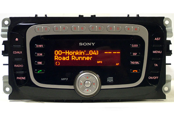 autoradio code Ford Sony MP3 gratuit