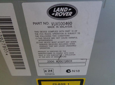 autoradio code Land Rover gratuit