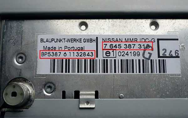 autoradio code Nissan gratuit