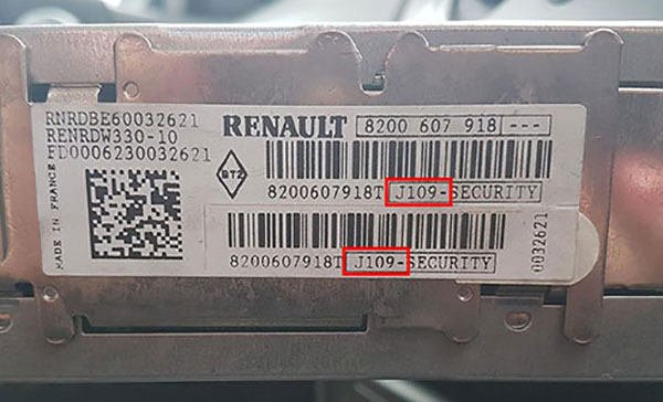 autoradio code Renault Modus gratuit