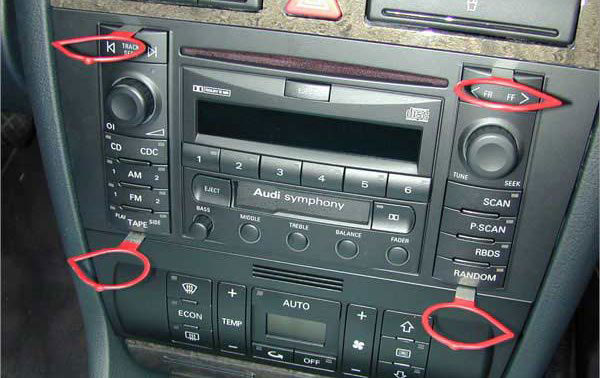 autoradio code Audi gratuit